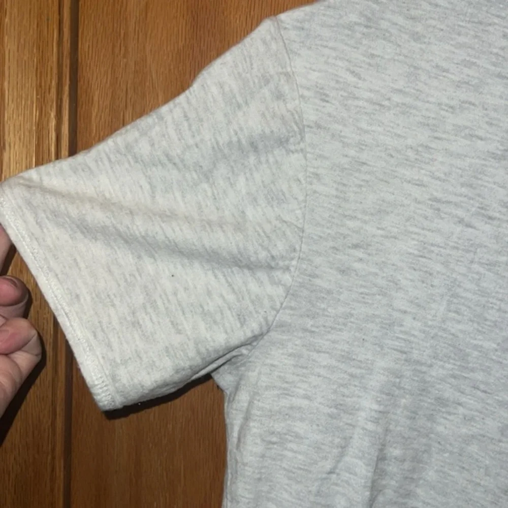 Zara T-Shirt Boys Size 13/14 Grey Short Sleeve Curved‎ Hem Crew Neck Tee